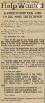 Newspaper clipping