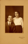 George and Jessie Schmidt shortly after their wedding day, summer 1914 by Bryant Studio