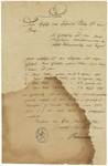 Emigration application for the family of Johannes Weber II