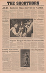 The Shorthorn: November 18, 1987