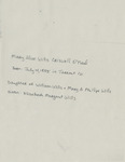 Mary Wills Criswell O'Neal Short History