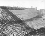 Roundhouse under construction by Southwestern Mechanical Company in Fort Worth, Texas