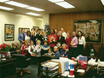 UTA President's office staff at Christmas