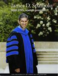 Cover of investiture booklet for James D. Spaniolo, UTA President