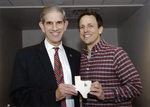 UTA President James Spaniolo with Seth Myers