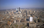 Aerial view of downtown Dallas, Texas by Squire Haskins Photography Inc.