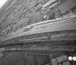 Interstate 35E north of downtown, Dallas. The Cabana Motor Hotel is visible on the left side of the photograph by Squire Haskins Photography Inc.