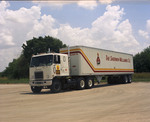 Color photograph of a Sherwin-Williams semi-trailer by Squire Haskins Photography Inc.