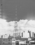 Radio tower in downtown Dallas, Texas by Squire Haskins Photography Inc.