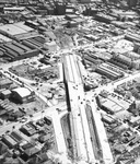 Freeway construction, possibly Central Expressway by Squire Haskins Photography Inc.