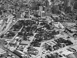 Aerial view of downtown Dallas looking south. What is now the Uptown neighborhood is in the foreground by Squire Haskins Photography Inc.