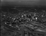 Aerial view of downtown Dallas. Union Station is in the foreground by Squire Haskins Photography Inc.