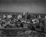 Aerial view of downtown Dallas, Texas. The area now known as the West End is in the foreground by Squire Haskins Photography Inc.