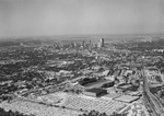 Aerial view of Fair Park and downtown Dallas, Texas by Squire Haskins Photography Inc.