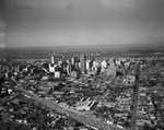 Aerial view of downtown Dallas, Texas by Squire Haskins Photography Inc.