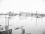 Buildings flooded by the Trinity River by Squire Haskins Photography Inc.