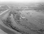 Buildings flooded by the Trinity River by Squire Haskins Photography Inc.