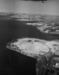 Snow covering Winfrey Point at White Rock Lake by Squire Haskins Photography Inc.