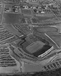 Aerial view of Texas Christian University by Squire Haskins Photography Inc.