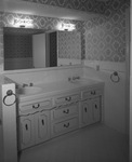 Whittington residence. Bathroom counter with double sinks by Squire Haskins Photography Inc.