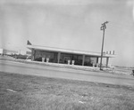 Gas station situated on the southeast corner of the Valley View Mall parking lot by Squire Haskins Photography Inc.