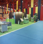 Burroughs computer equipment exhibit in a convention hall by Squire Haskins Photography Inc.