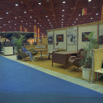 Domore Office Furniture, Incorporated booth in an exhibit hall by Squire Haskins Photography Inc.