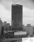 Construction of the First National Bank building, downtown Dallas, Texas by Squire Haskins Photography Inc.