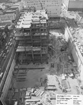 Construction of the First National Bank building, downtown Dallas, Texas by Squire Haskins Photography Inc.