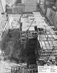 Construction of the First National Bank building by Squire Haskins Photography Inc.