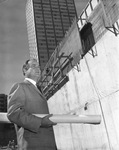 Architect Thomas E. Stanley by the First National Bank building by Squire Haskins Photography Inc.