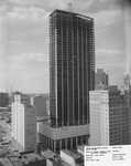 Construction of the First National Bank building, downtown Dallas, Texas by Squire Haskins Photography Inc.