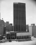 Construction of the First National Bank building, downtown Dallas, Texas by Squire Haskins Photography Inc.