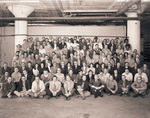 Group photograph of me, possibly in an older warehouse space by Squire Haskins Photography Inc.