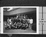 Group of men posing for an outdoor photograph by Squire Haskins Photography Inc.