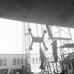 Building under construction, downtown Dallas by Squire Haskins Photography Inc.