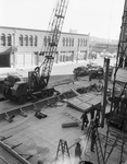 Southland Center- window glass being installed by Squire Haskins Photography Inc.