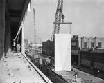 Southland Center- sculptured panels going into place by Squire Haskins Photography Inc.