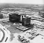 Glass office buildings under construction, north Dallas, Texas by Squire Haskins Photography Inc.