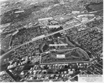 Photographic map of a section of Houston, Texas by Squire Haskins Photography Inc.