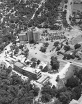 Aerial shot of Methodist Hospital construction by Squire Haskins Photography Inc.