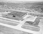 Aerial of Braniff Hangar at Dallas Love Field by Squire Haskins Photography Inc.