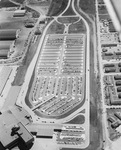 Aerial of Dallas Love Field parking lot by Squire Haskins Photography Inc.