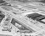 Aerial of Holiday Inn Motel at Dallas Love Field by Squire Haskins Photography Inc.