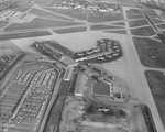 Aerial view of planes at Love Field at 7 a.m., Dallas by Squire Haskins Photography Inc.