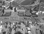 Aerial view of Hall of State building by Squire Haskins Photography Inc.