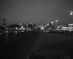 Looking east at night into downtown Dallas by Squire Haskins Photography Inc.