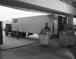 Central Freight Lines trucks at Industrial Station loading docks by Squire Haskins Photography Inc.