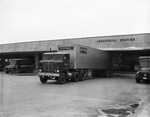 Central Freight Lines trucks at Industrial Station loading docks by Squire Haskins Photography Inc.