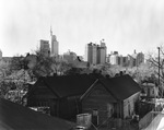 Skyline of downtown Dallas, Texas from the backyards of tenement houses by Squire Haskins Photography Inc.